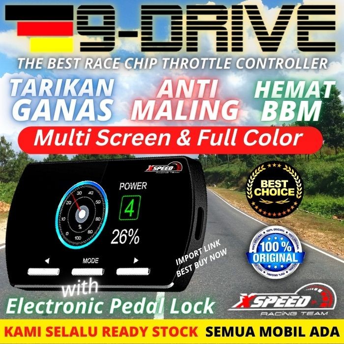 [Original] 9Drive Throttle Control / Trotel / Piggyback Remap Throtle Controller Terbatas