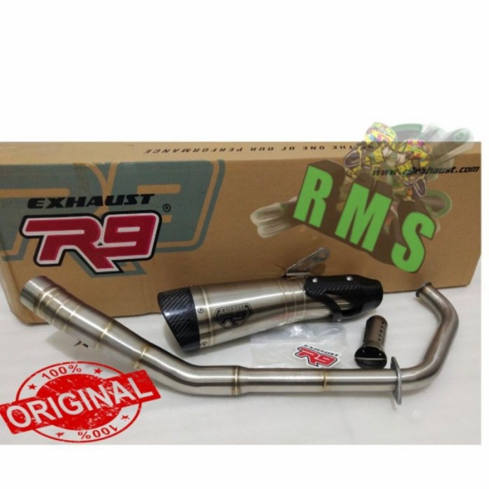 [Original] Knalpot R9 H2 New R15 V3 Knalpot Racing R9 New H2 Ss R15 V3 Vva Xsr155 Terbaru