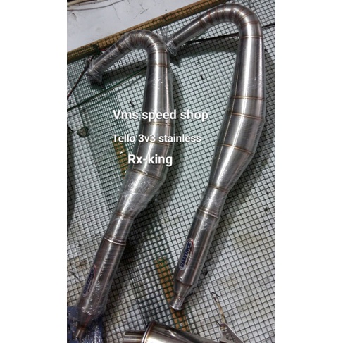 [Original] Knalpot Tello 3V3 Rx King/ Knalpot Racing Rx King/ Knalpot Kolong King Berkualitas