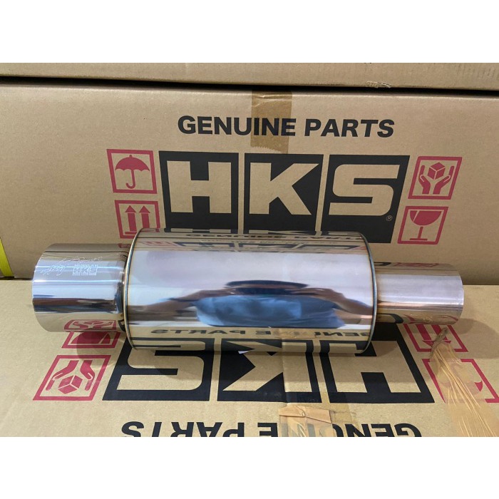[Original] Hks Hi Power Universal Muffler Stainless Tip - 65Mm - Knalpot - Berkualitas