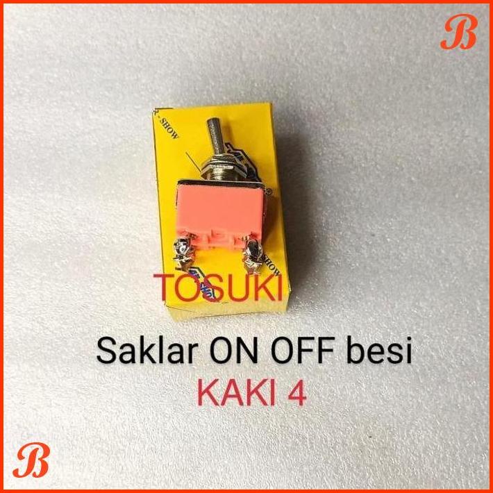| TSK | TOGGLE SWITCH 4 KAKI 15A ON-OFF 250VAC