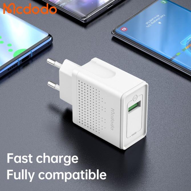 var MCDODO Travel Kepala Charger Kabel Type-C Fast Charging Samsung Xiaomi