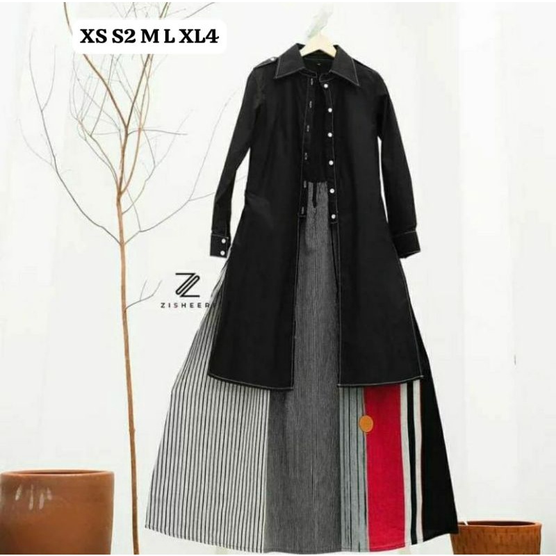 (READY)Gamis ORIGINAL Zisheeri/ONE SET DEWASA
