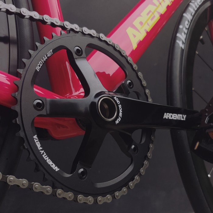 [Original] Ardently Hollowtech Black 48T Crankset Limited