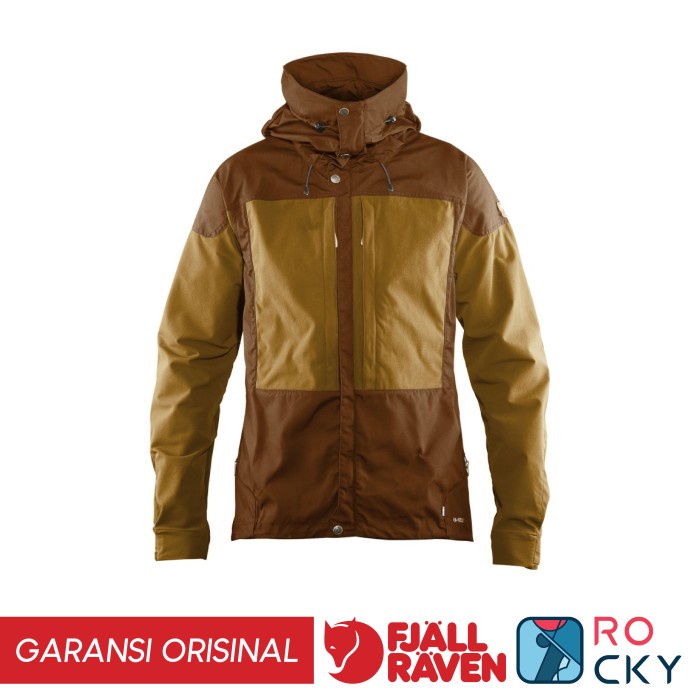 ✨Original Jaket Fjallraven Keb Jacket Color Chestnut Acorn Size Xs Terbaru