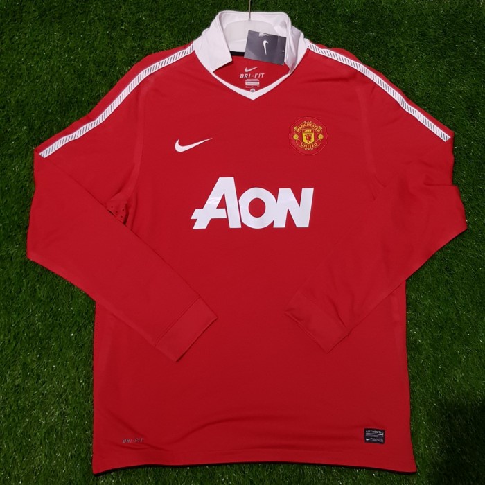 ✨Ori [Player Issue] Manchester United 2010/2011 Jersey Original Ls Rooney Terbaru