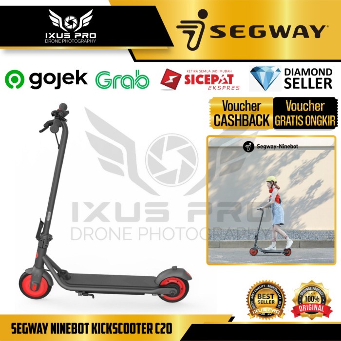 ✨Original Segway Ninebot Kickscooter C20 / Skuter Listrik Lipat Limited