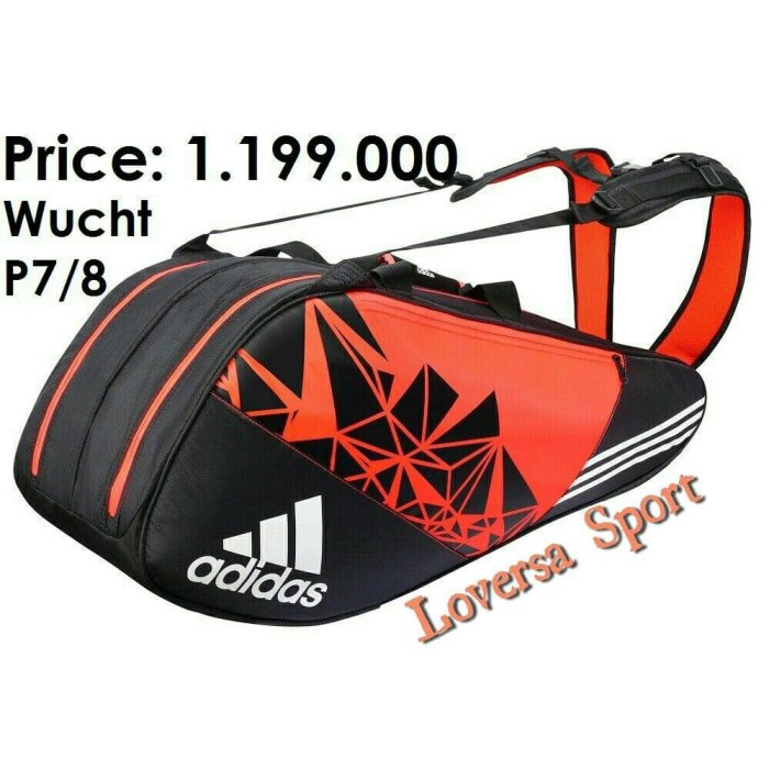 ✨Original Tas Raket Adidas Badminton / Bulutangkis Wuch P7 Isi 8 Original Adidas Berkualitas