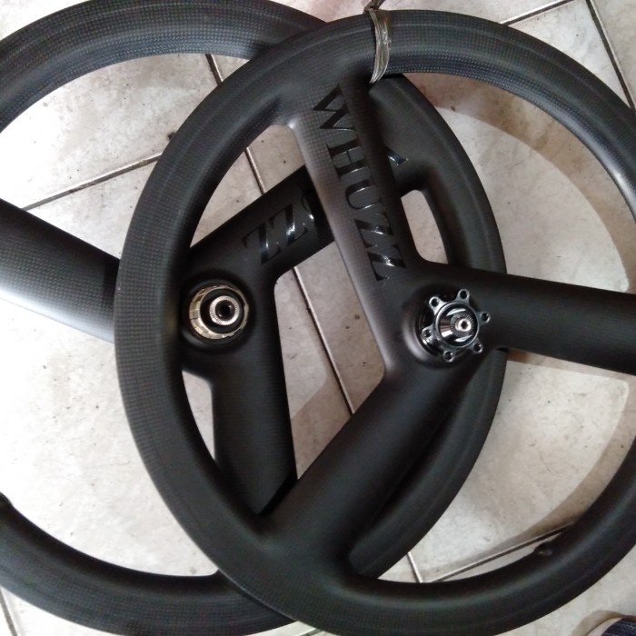 ✨Ori Wheelset Whuzz 3 Spoke Carbon 20 451 /22 Disk Brake Not Viets Nautilus Terbaru