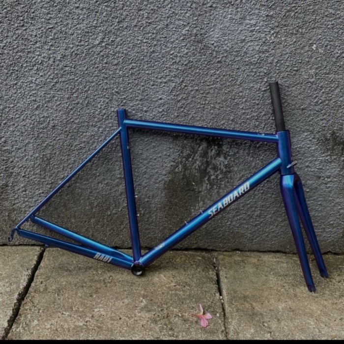 ✨Ori Frame Seaboard Tsunami Roadbike Rainbow Size L Panjang Tinggi 53Cm Bd Limited