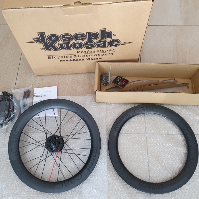 ✨Ori Wheelset Carbon Joseph Kuosac Untuk Brompton 6 Speed 16In 349 Diskon