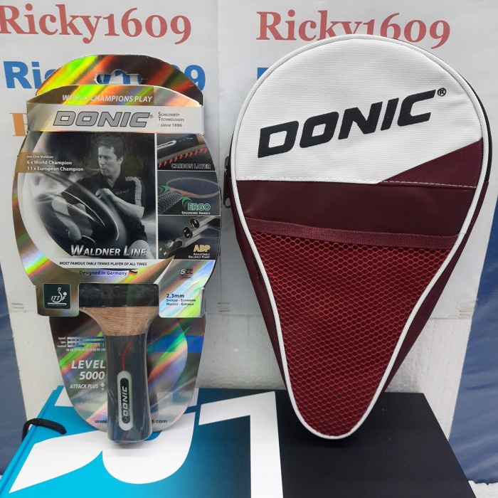 ✨Ori Bet Pingpong Donic Waldner Line Level 5000 Carbon Layer Abs - Original Limited