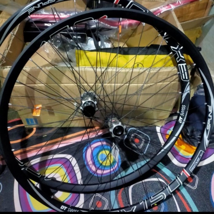 ✨Ori Wheelset Rims Rim Velg Dt Swiss 27.5 Spline Ex 1501 Ta Tubeless Ready Berkualitas