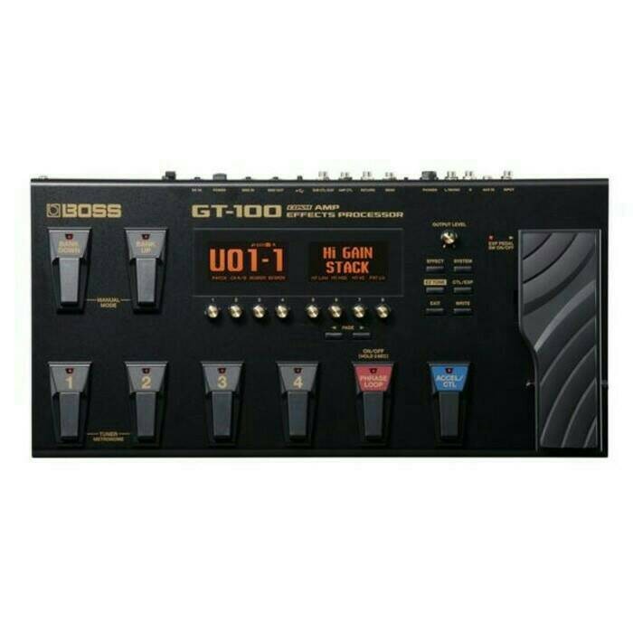 ✨New Ori Efek Gitar Boss Gt100 Effect Gitar Boss Gt 100 Boss Gt-100 Original Limited