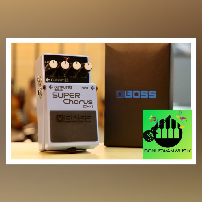 ✨Ori Efek Gitar Boss Ch-1 Super Chorus Limited