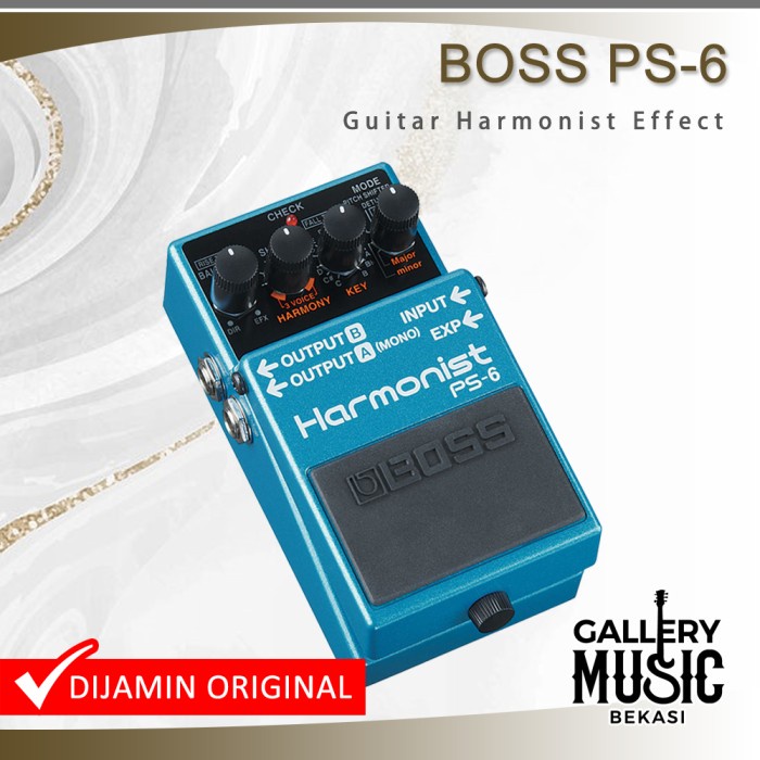 ✨Ori Boss Ps 6 Guitar Harmonist Effect / Ps6 / Ps-6 Efek Gitar Berkualitas