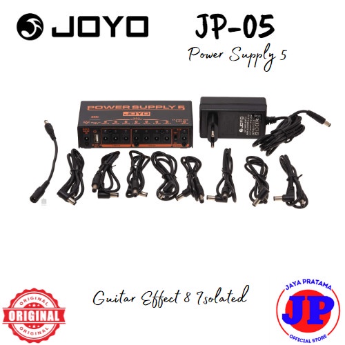 ✨Ori Joyo Jp05 Power Supply 5 Isolated For Guitar Effect And Pedal Jp-05 Terbatas