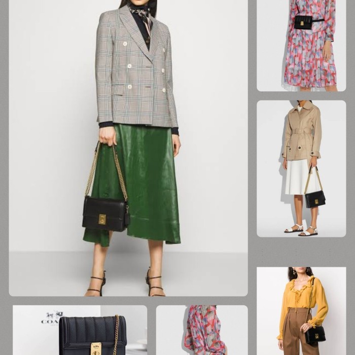 ✨New Coach Hutton Belt Bag With Quilting In White In Brass/Black 89240 Terbaru