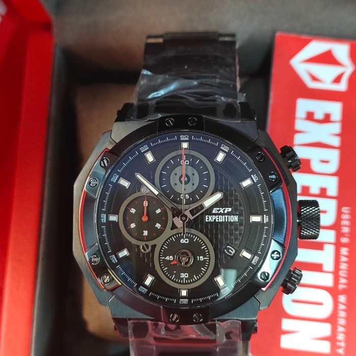 ✨Termurah Jam Pria Original Expedition Exp E 6385 M All Stainless Limited