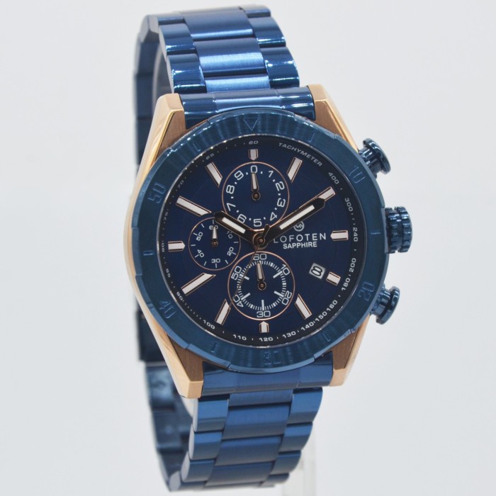 ✨Sale Lofoten 6517Mblur - Jam Tangan Pria Original - Sapphire Blue Rose Berkualitas