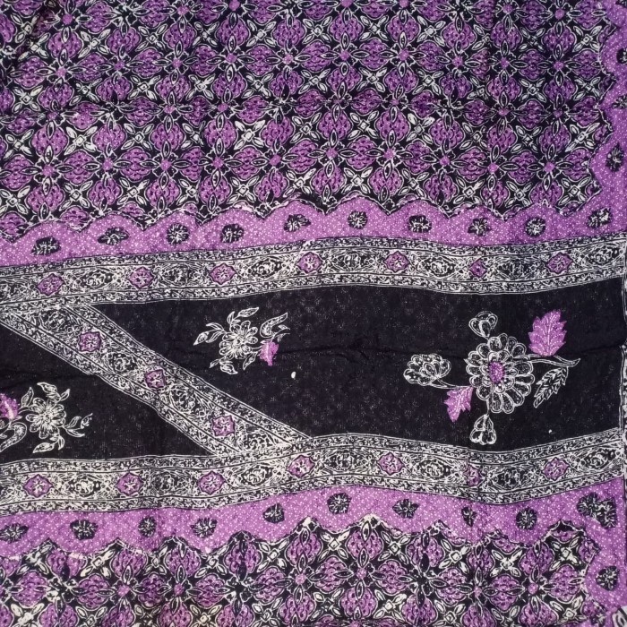 ✨New Kain Batik Hitam Ungu Berkualitas
