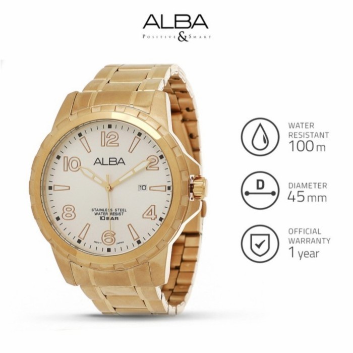 ✨Sale Jam Tangan Pria Alba Ag8G54 X1 Alba Ag8G54X1 Diskon