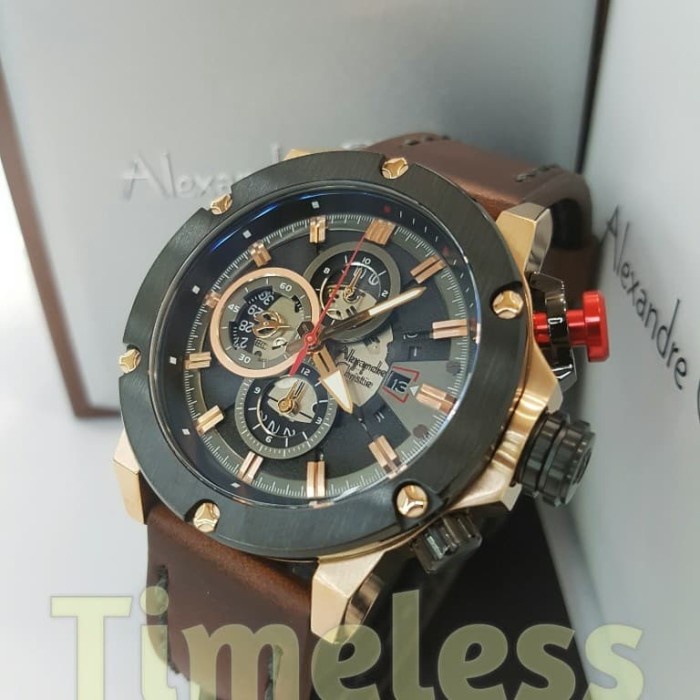 ✨Sale Jam Tangan Pria Alexandre Christie Ac 6491 Mc Berkualitas