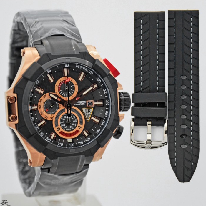 ✨Termurah Chronoforce Cf 5209MbrCr - Jam Tangan Pria Original - Black Terbaru