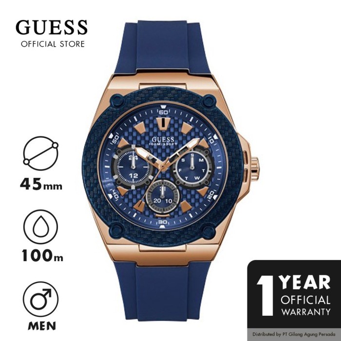 ✨Ready Jam Tangan Pria Guess Original W1049G2 Diskon