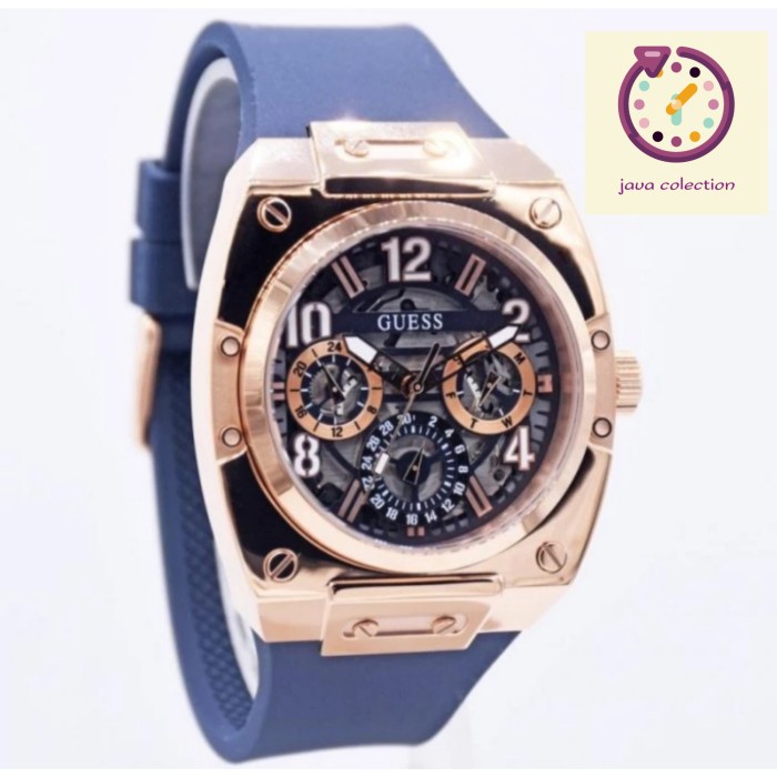 ✨Ready Jam Tangan Pria Guess Gw0569G3 Rose Gold Original Terbatas