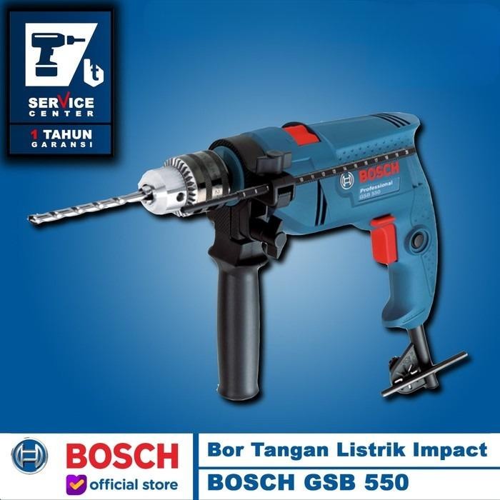 BOSCH Professional GSB 550 13mm 220-240V 550W Mesin Bor Listrik.