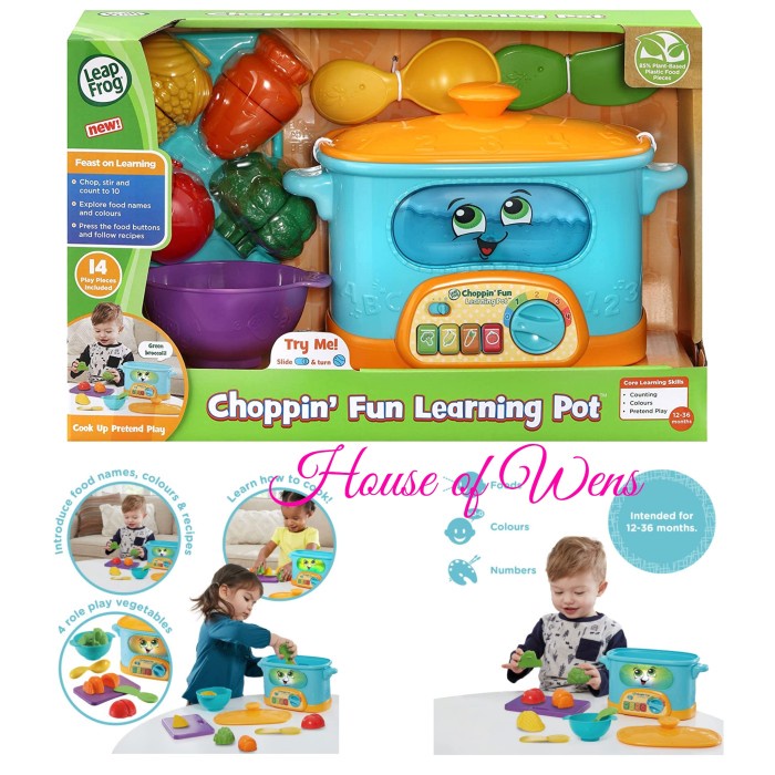 ✅Sale Leapfrog Choppin Fun Learning Pot Original - Mainan Masak Anak Terbaru