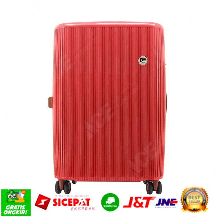 ✅Sale Luggo 24 Inci Electra Koper 4 Roda - Merah Berkualitas