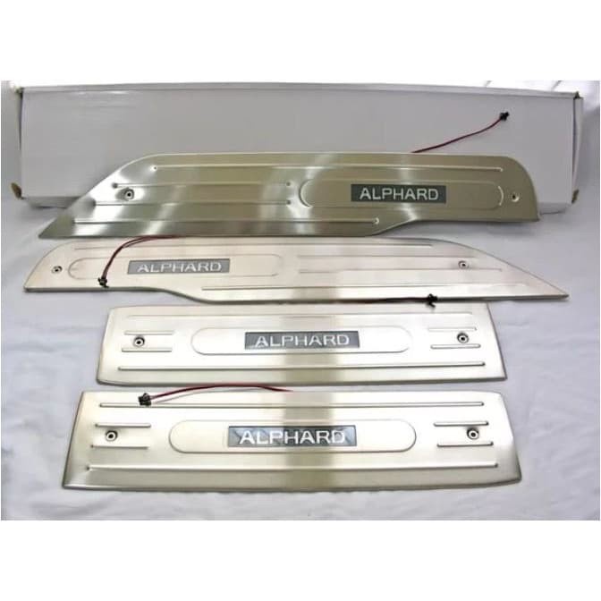 SillPlate Samping LED ALPHARD 2008 - 2015 Nyala Lampu