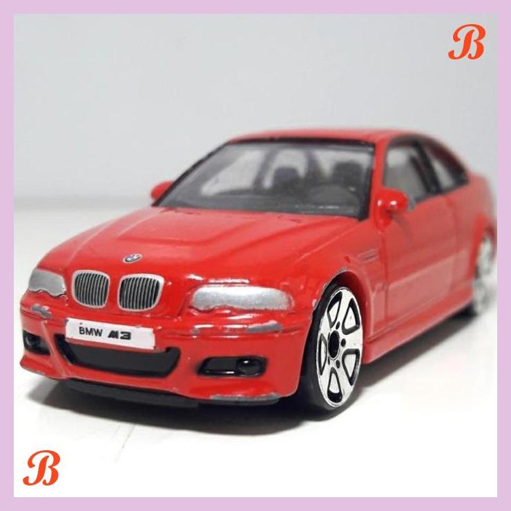 { TAR } REALTOY BMW E46 COUPE M3 SERI 3 SERIES DIECAST ACTION CITY FAST LANE M