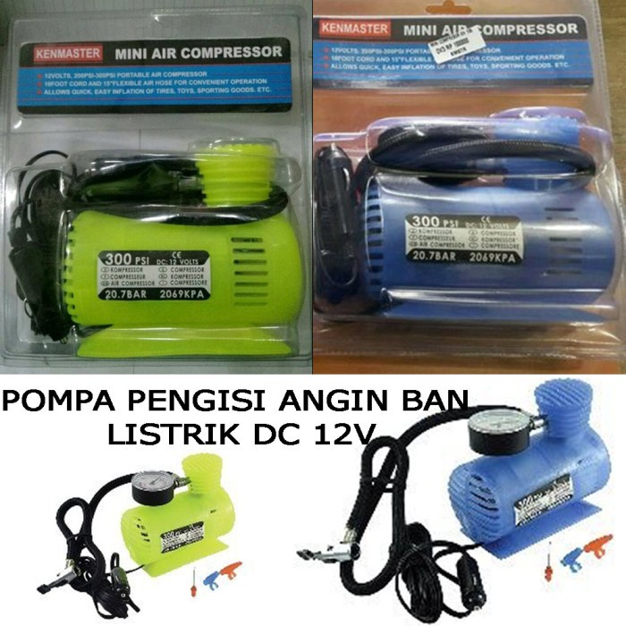 Promo Pompa Pengisi Angin Ban Mobil Listrik Dc 12 Volt Model Kompresor