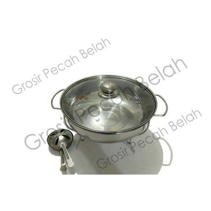 WARMER PRASMANAN BESAR 28cm, PANCI STOVE, PENGHANGAT SOP DAN SAYUR Bagus
