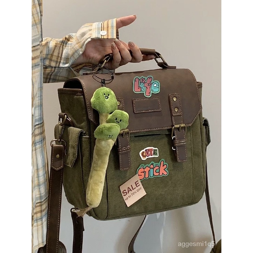 Tas ransel wanita premium hijau/bagpack wanita travelling/mini bagpack wanita/ransel bayi multifungs