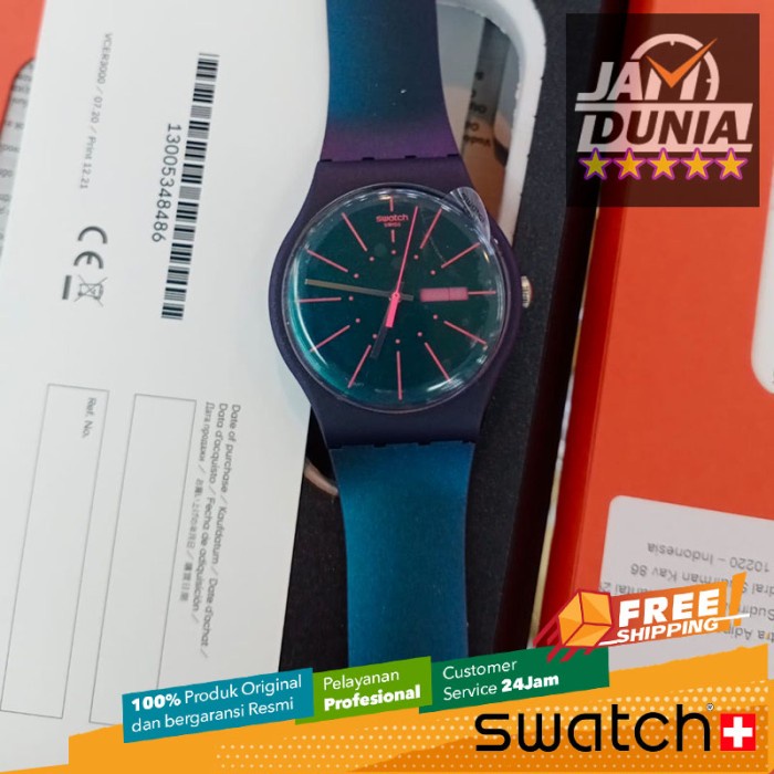 ✨New Ori Jam Tangan Pria Swatch Original Suon708 Suon 708 Jam Pria La Diskon