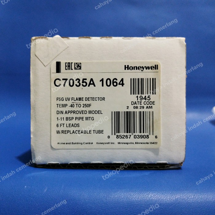 ✅Termurah Honneywell C7035A 1064 Fsg Flame Detector Temp 40 To 250F Berkualitas