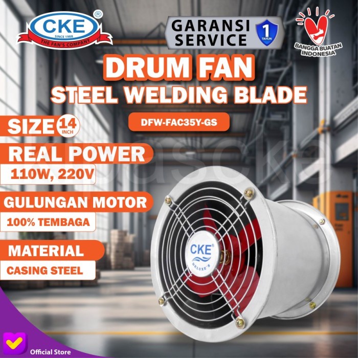 ✅Original Axial Blower 14 Inch Cke Drum Fan 14 Inch Exhaust Fan 14 Heavy Duty Terbatas