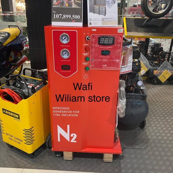 ✅Original Krisbow Mesin Generator Nitrogen Mobil Motor 220V 35-85Psi Epin85 Diskon