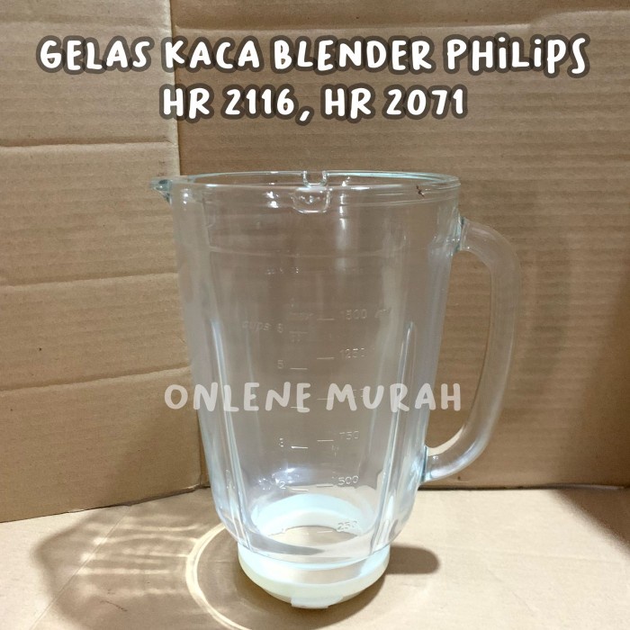 Gelas Kaca Blender Philips Hr 2116,2115,2061