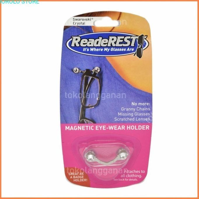 Best Sales Readerest Pin Magnet Tempat Kacamata Swarovski Original Original