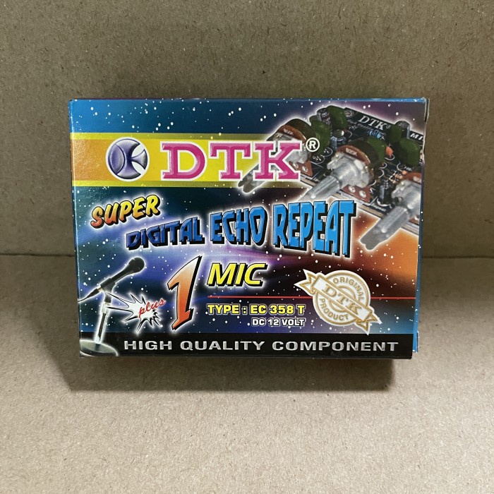] DTK Kit Super Digital Echo Repeat 1 mic 12v EC 358 T