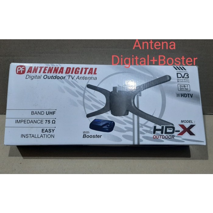 ] PF Antenna Digital Outdoor + Booster model HD-X Outdoor anten+boster