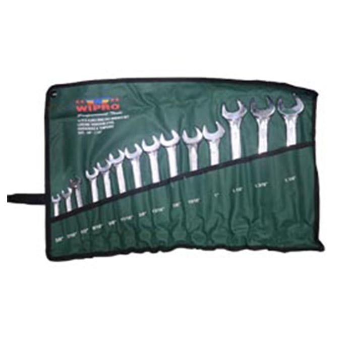 ✅Baru Kunci Ring Pas Set Inch Wipro 3/8 Inch - 1-1/4 Inch 14 Pcs Berkualitas