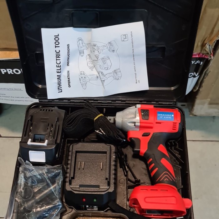 ✅New Mesin Impact Cordles Orange 1/2 In - Cordles Impact Wrench 1/2 Berkualitas