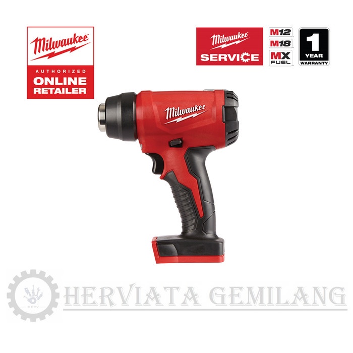 [Original] Milwaukee M18 Bhg Cordless Heat Gun / Hot Gun Terbatas