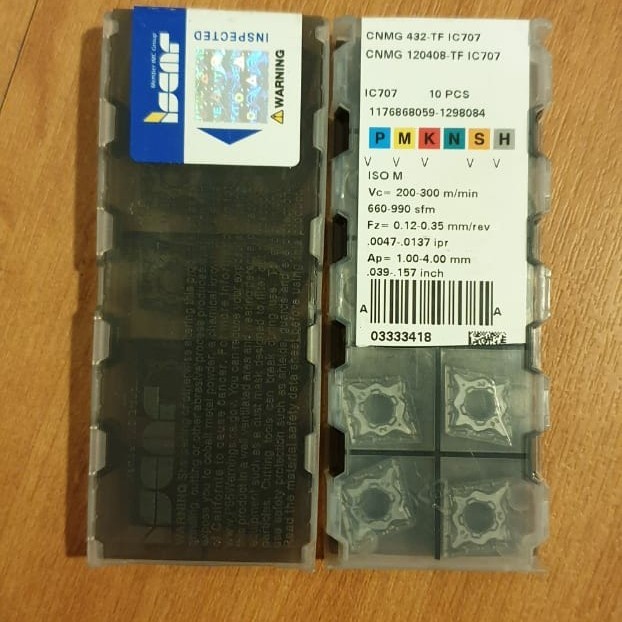 [Original] Insert Cnmg120408 Iscar Milling Limited